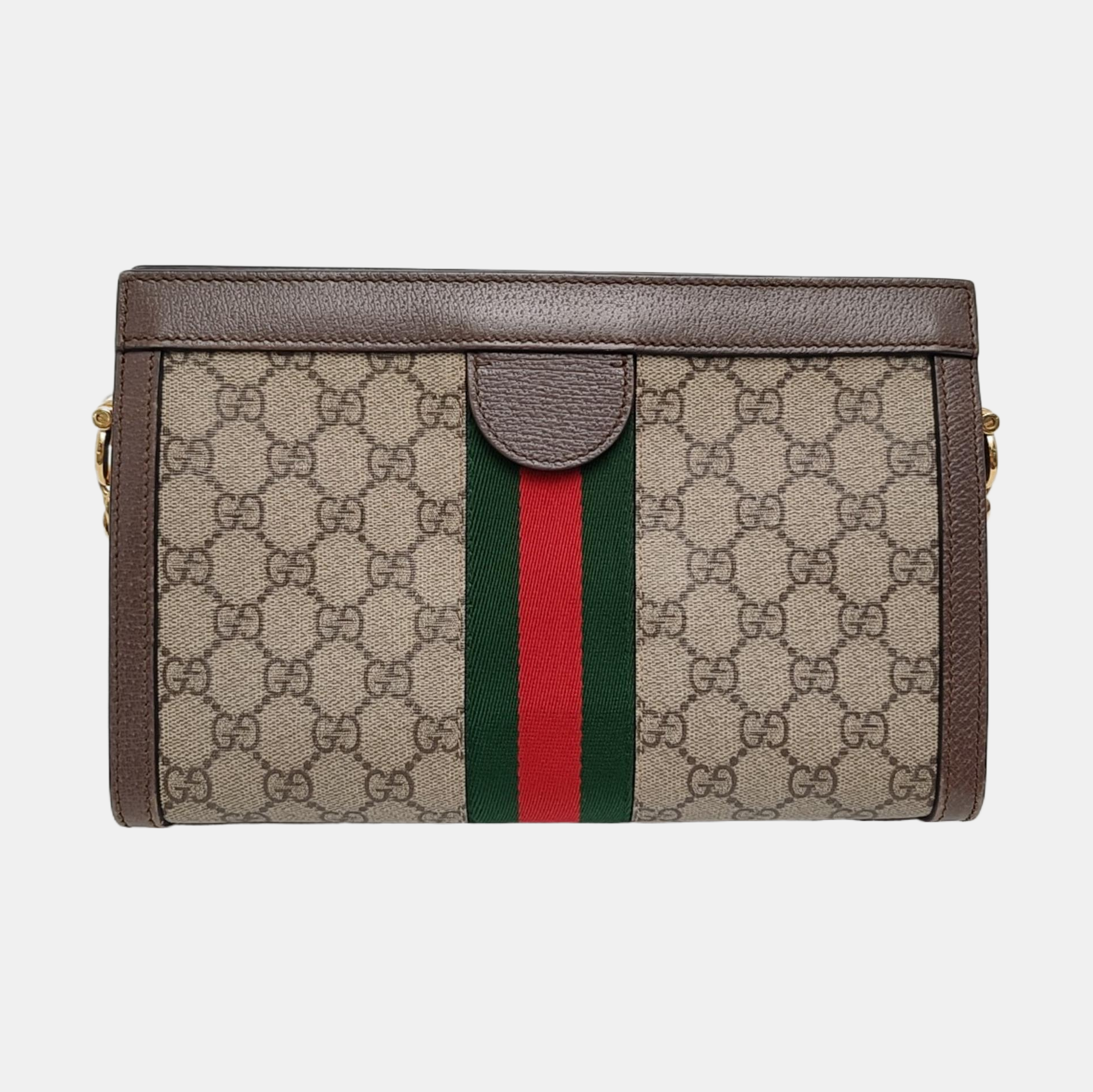 Authenticated pre-owned  Ophidia Small Monogram Coated Canvas Beige - Shoulder Bag at Looply