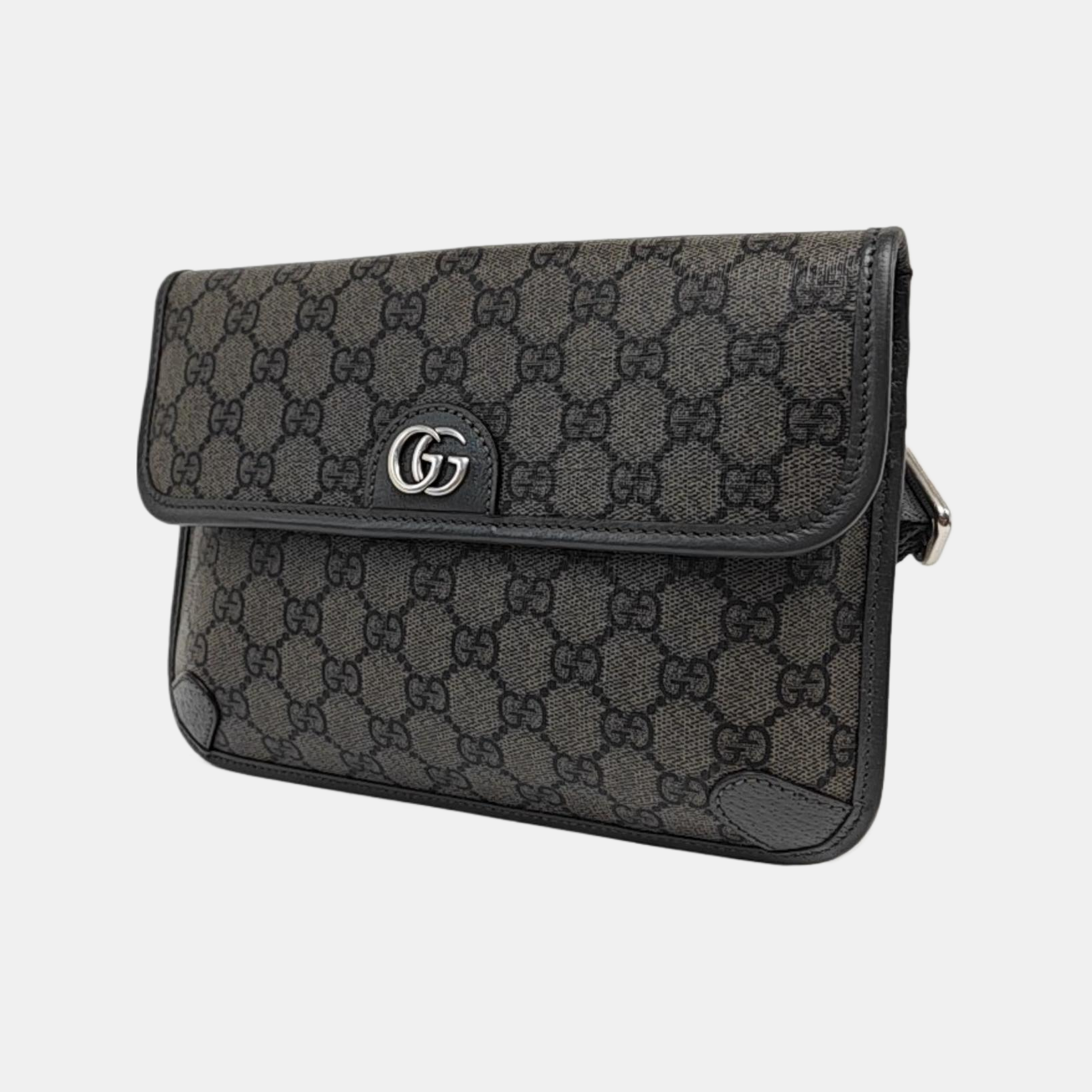 Authenticated pre-owned  Ophidia Small Monogram Canvas Gray - Belt Bag at Looply