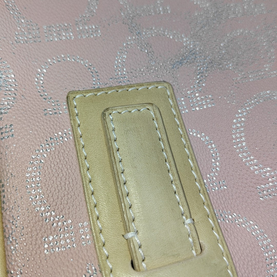 Gancini Coated Canvas Pink