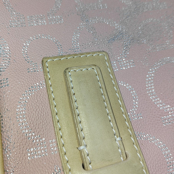 Gancini Coated Canvas Pink