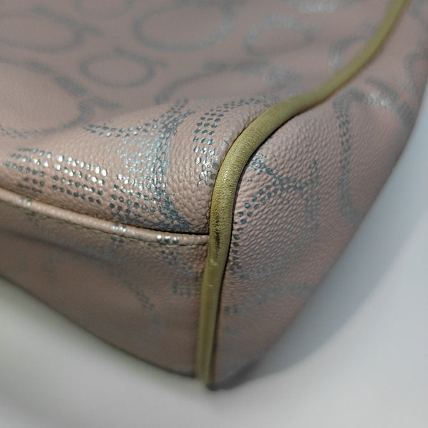 Gancini Coated Canvas Pink