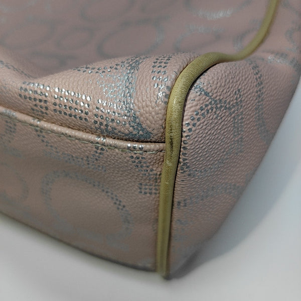 Gancini Coated Canvas Pink