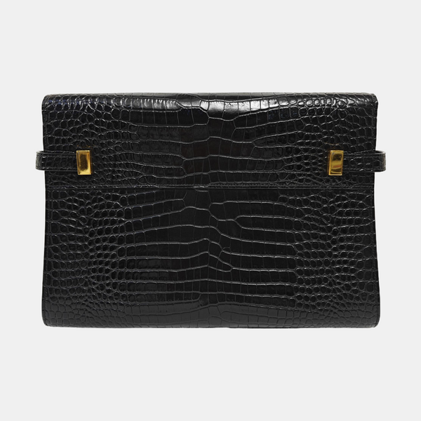 MANHATTAN Medium Calfskin Black
