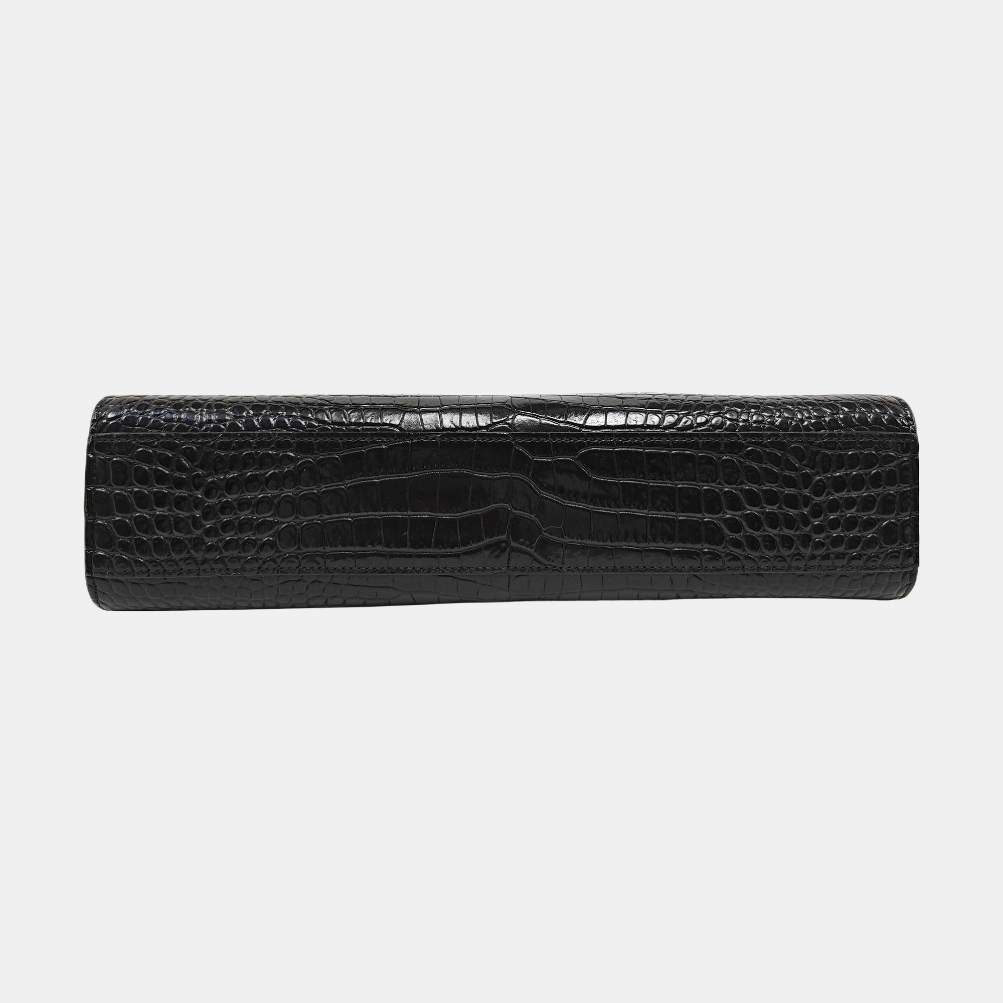 MANHATTAN Medium Calfskin Black