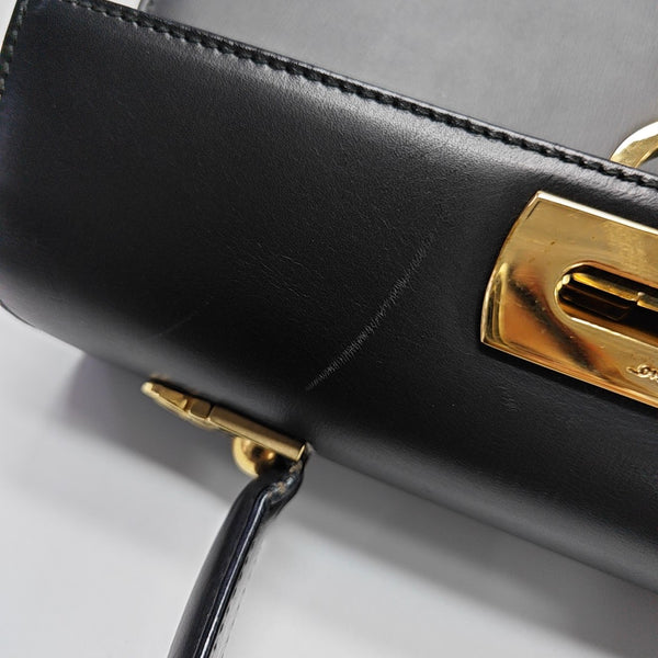 Kelly Calfskin Black