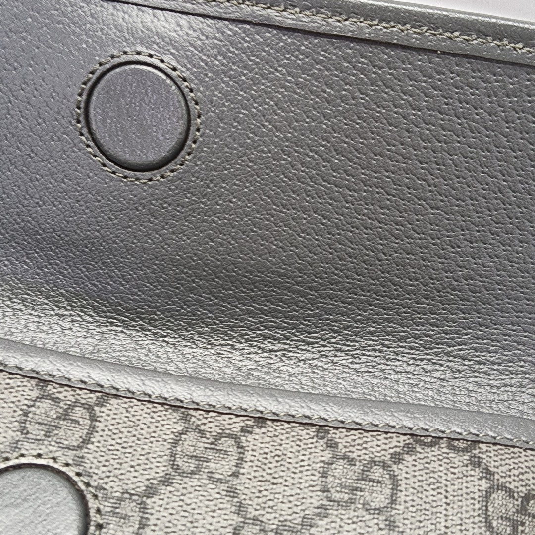 Authenticated pre-owned  Ophidia Small Monogram Canvas Gray - Belt Bag at Looply