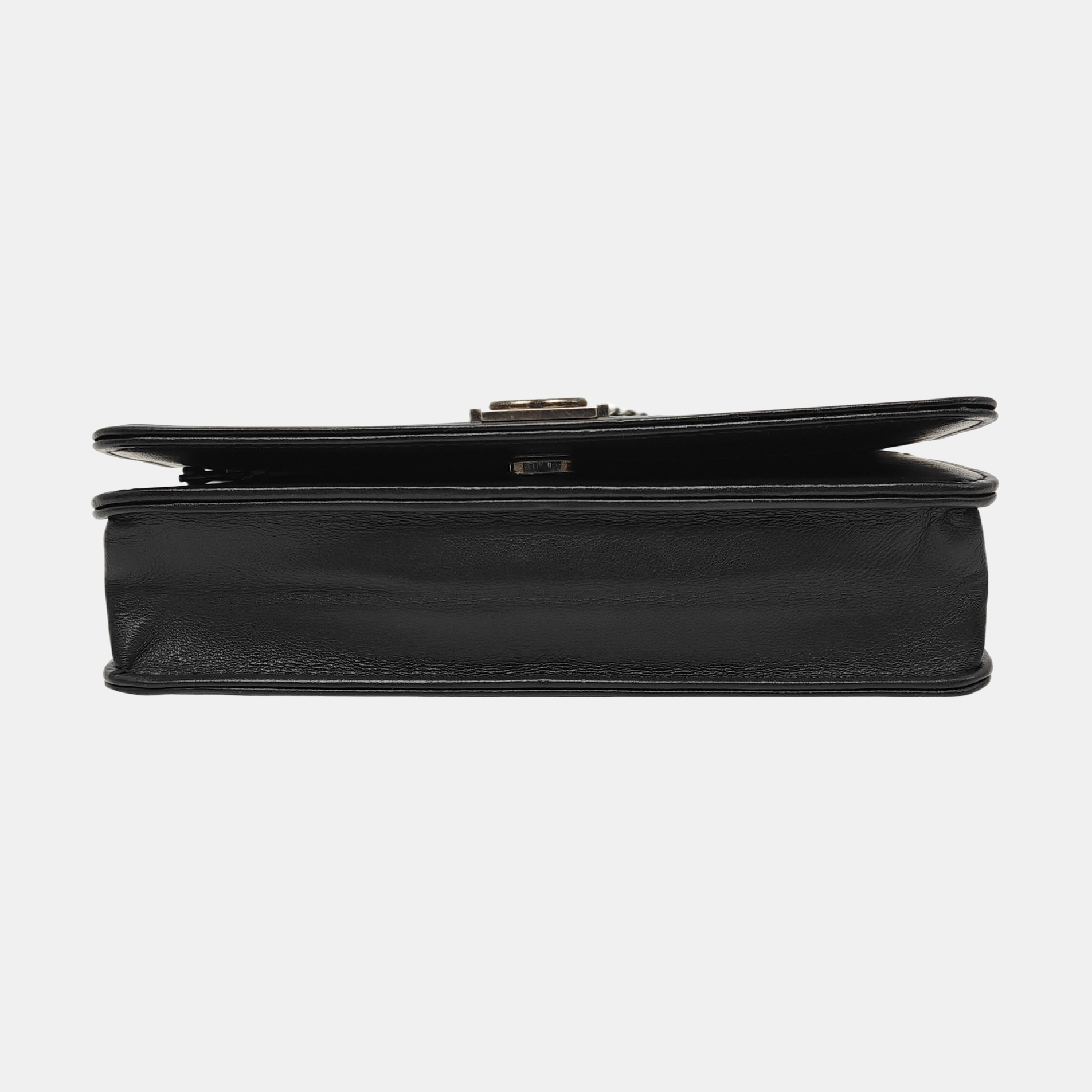 Authenticated pre-owned  Boy Chanel WOC Quilted Calfskin Black - Shoulder Bag at Looply
