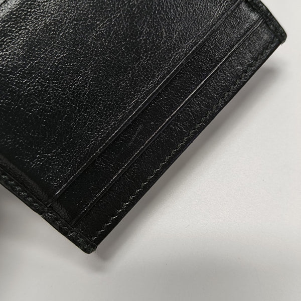 Authenticated pre-owned  Rajah Leather Black Card Holder - Card Holder at Looply