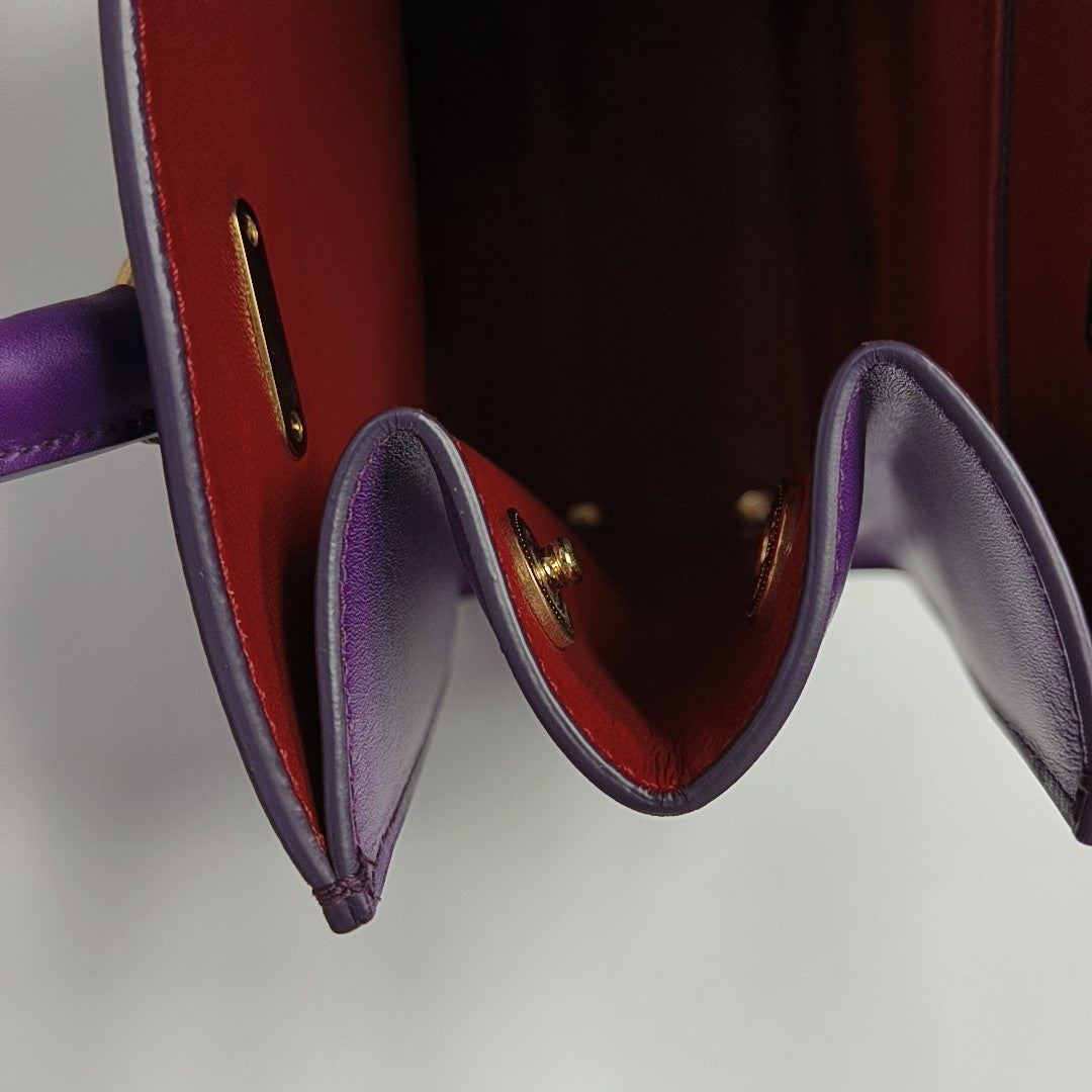 Marlene Calfskin Purple