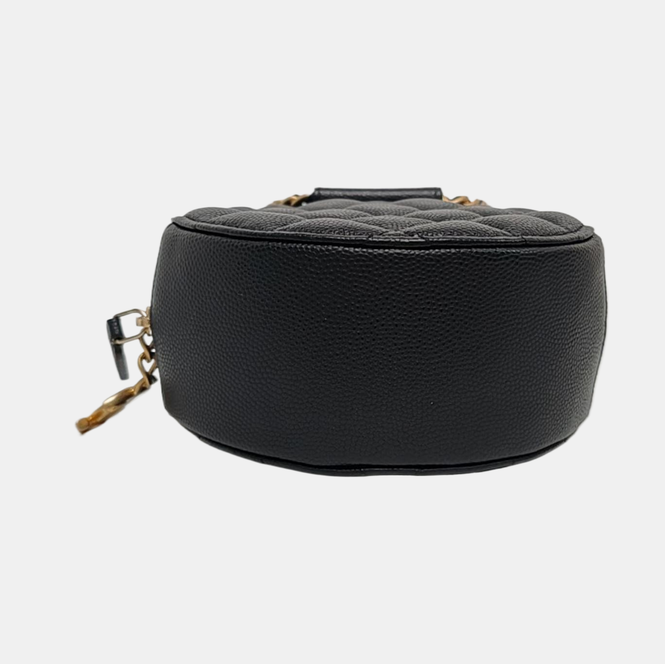 Quilted Grained Calfskin Black