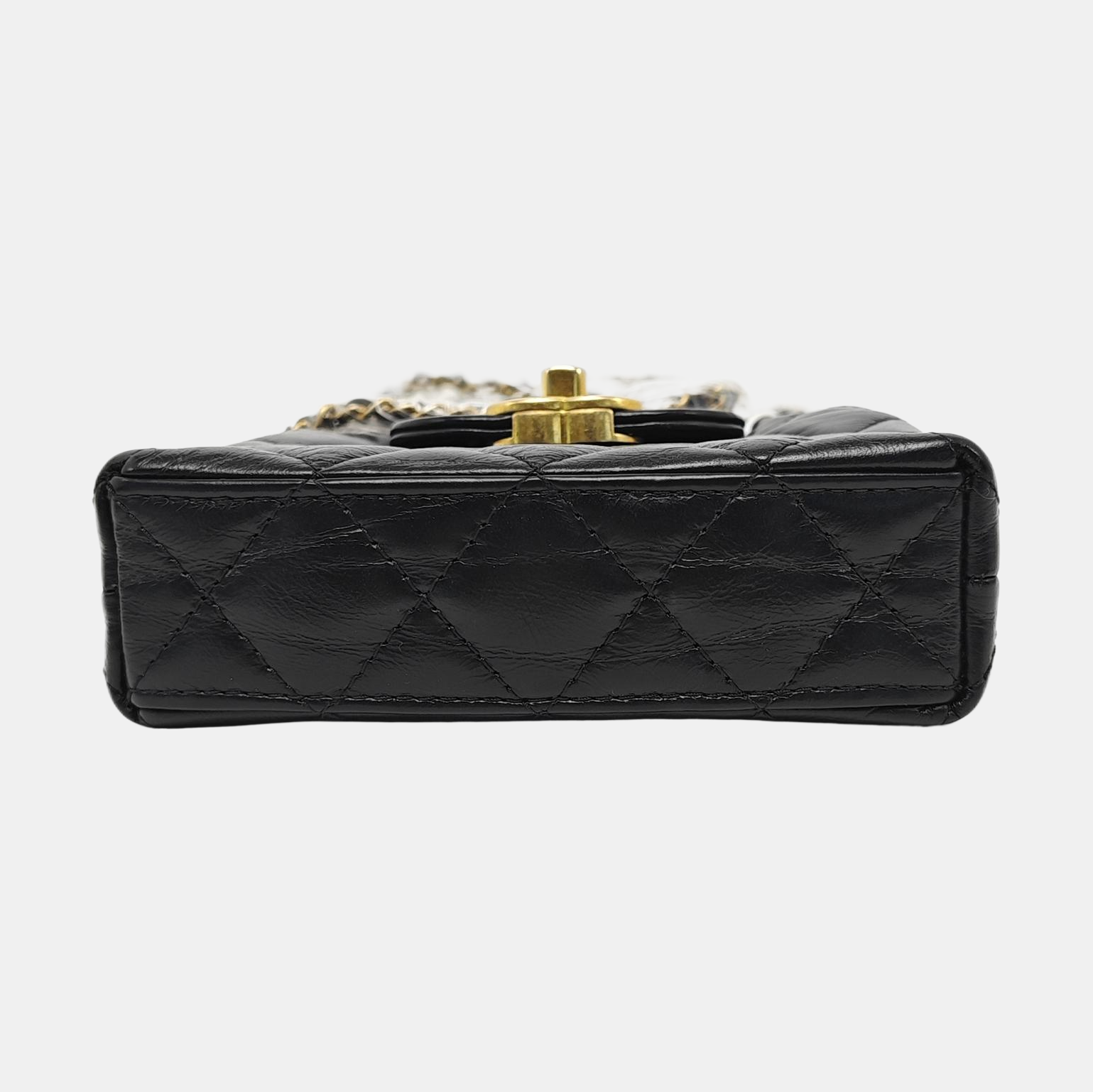 Authenticated pre-owned  Kelly Super Mini Quilted Calfskin Black - Shoulder Bag at Looply