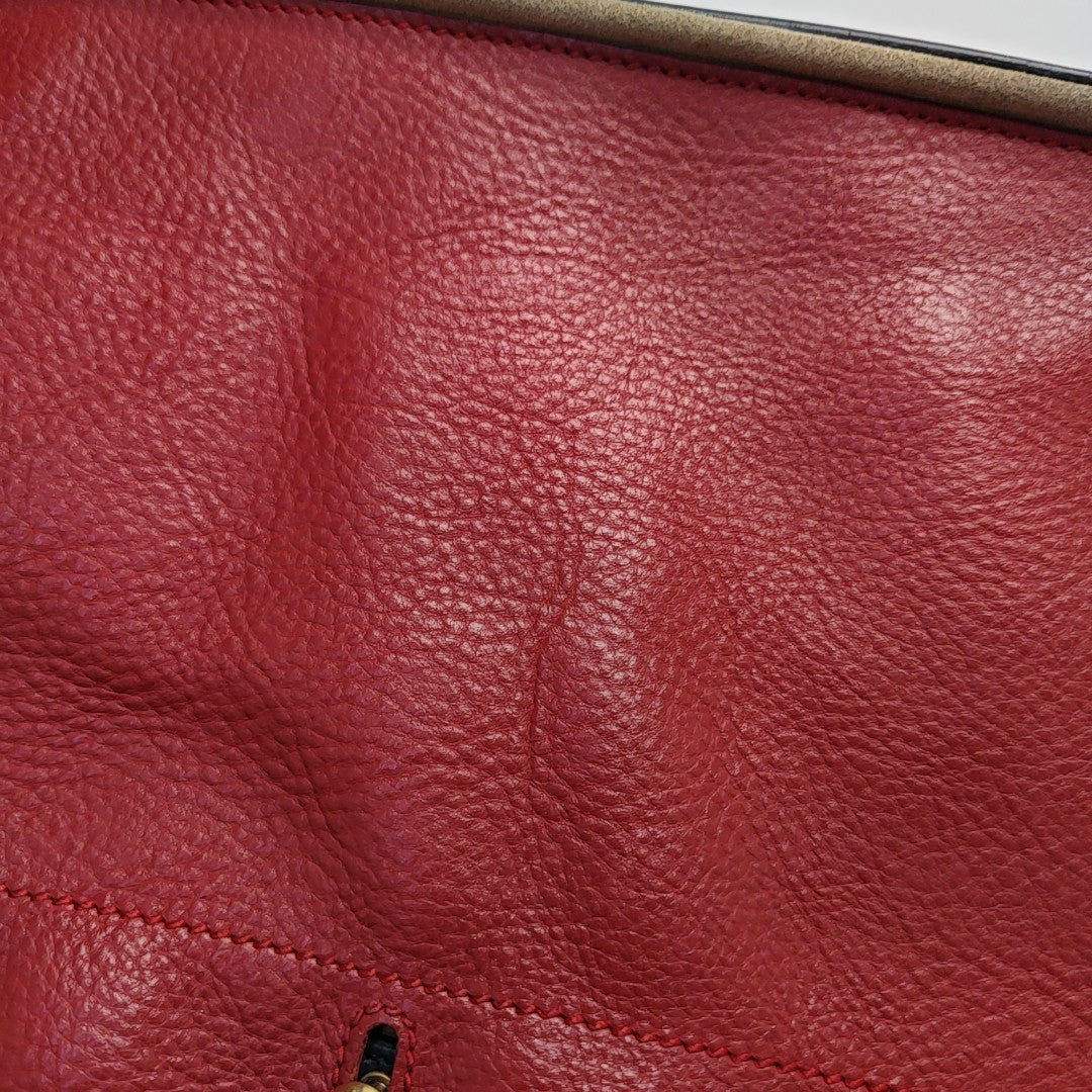 MUSE TWO Calfskin Red
