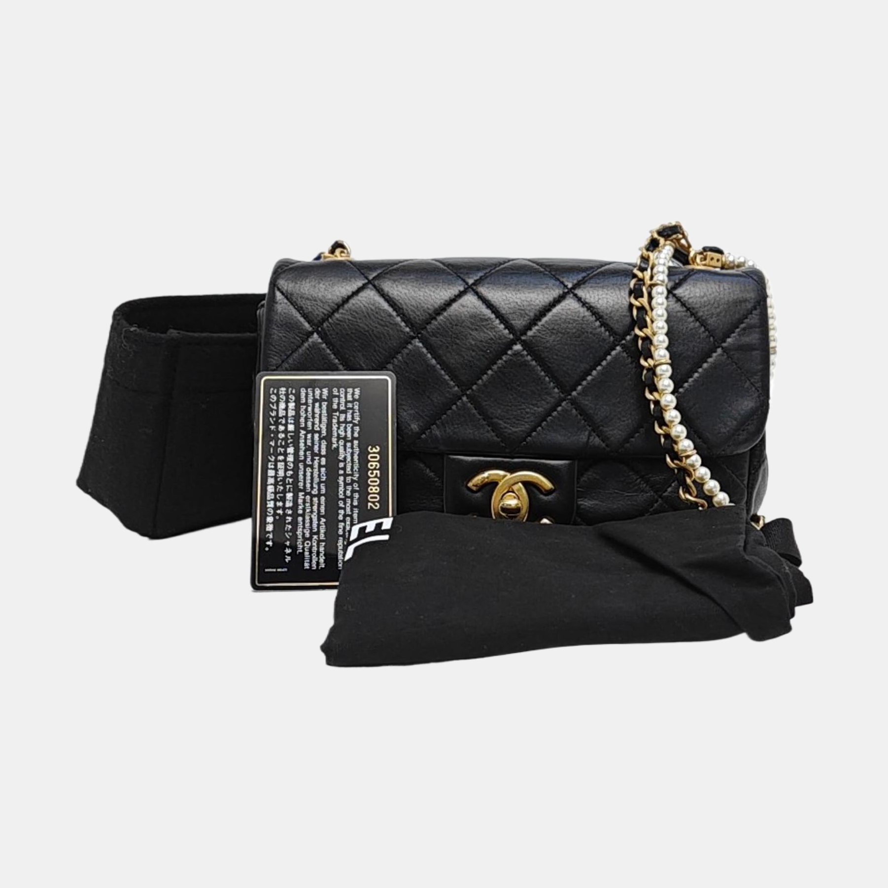 Quilted Calfskin Black