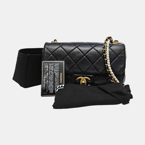 Quilted Calfskin Black