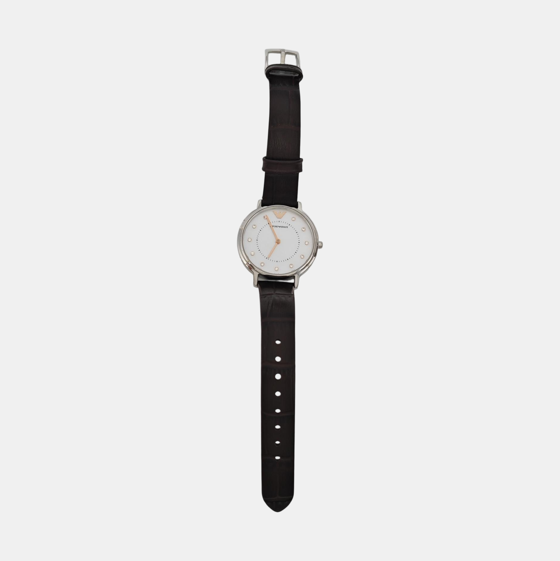 White Quartz Watch