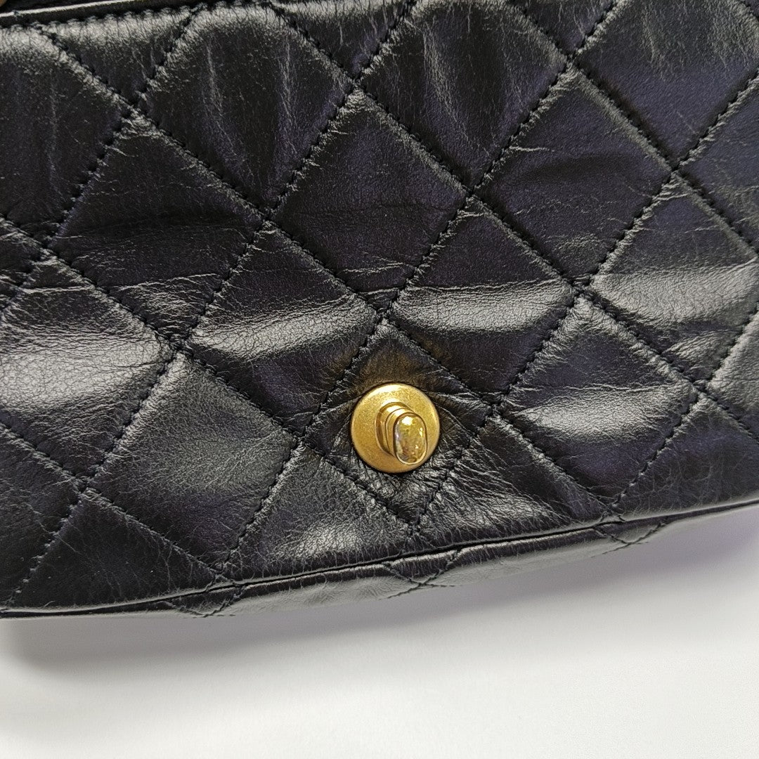 Quilted Calfskin Black