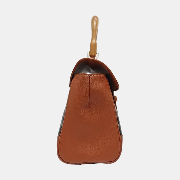 Authenticated pre-owned  Saïgon Mini Coated Canvas Brown - Shoulder Bag at Looply