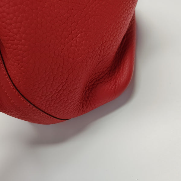Authenticated pre-owned  Picotin Lock 22 Clemence Red - Top Handle Bag at Looply