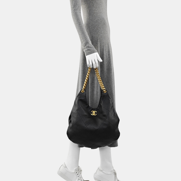 Quilted Calfskin Black