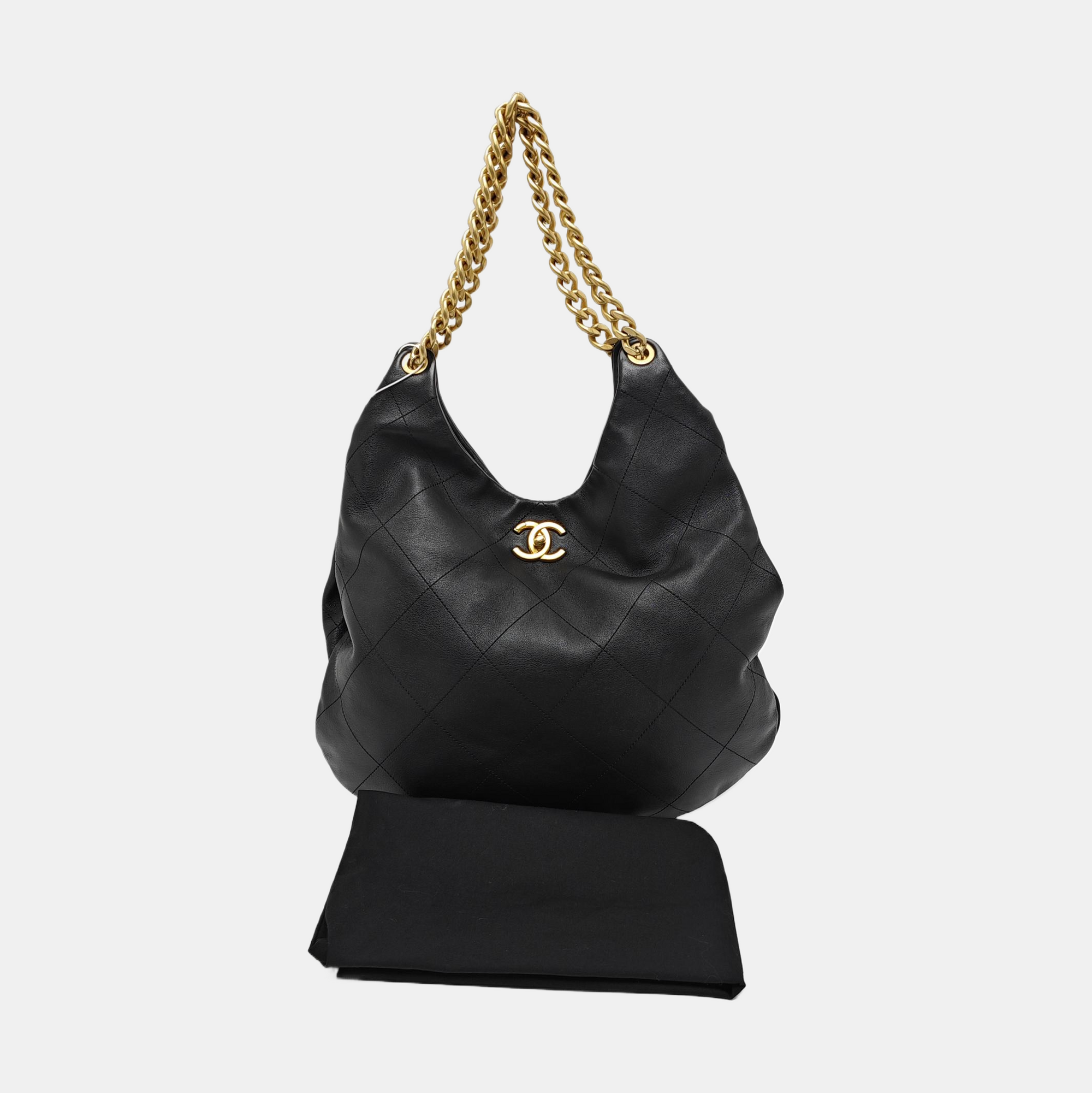 Quilted Calfskin Black