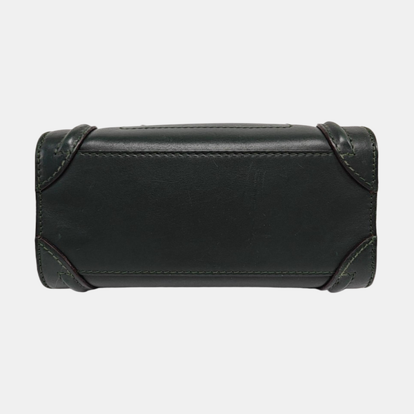 LUGGAGE Nano Calfskin Green