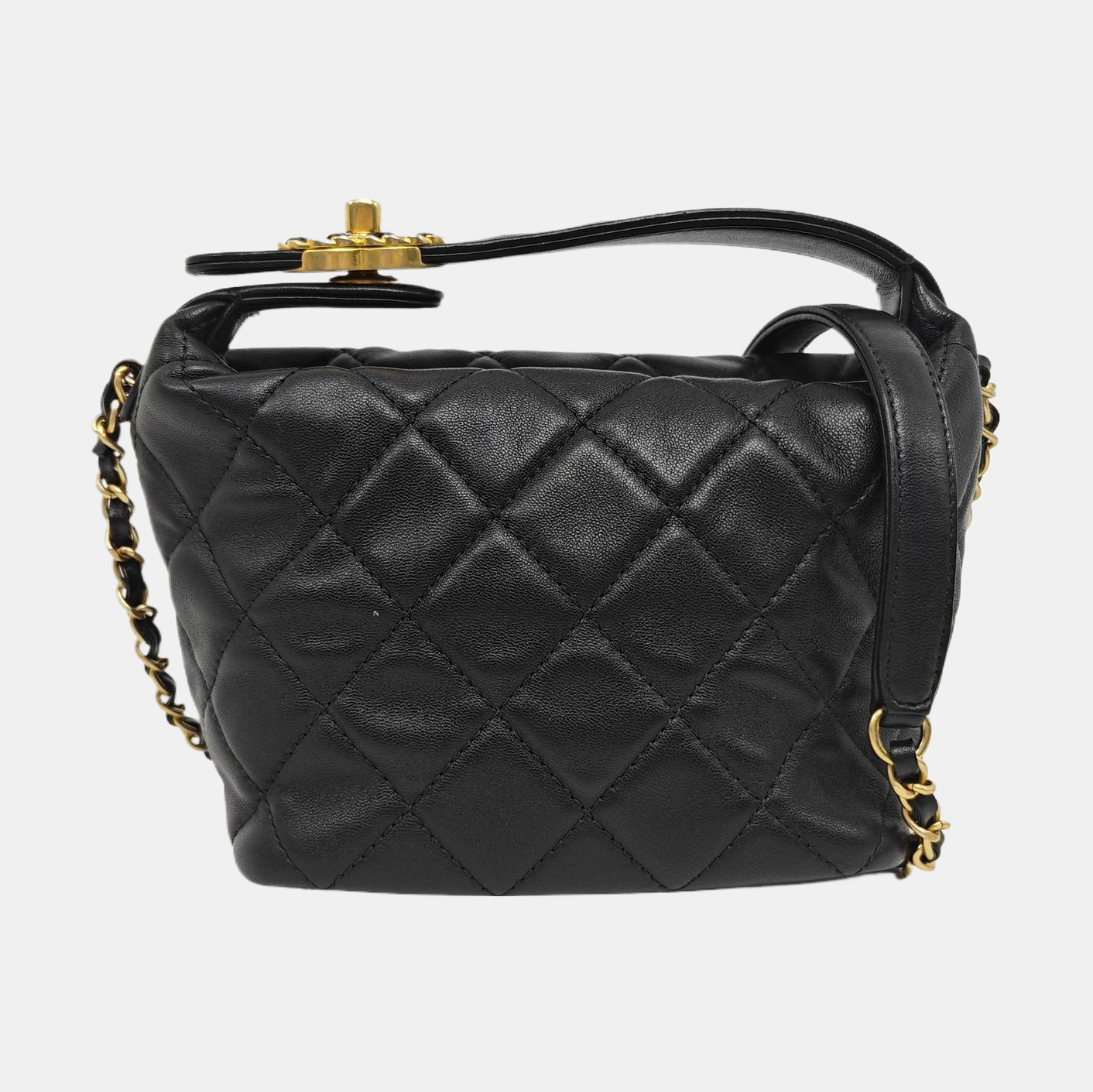 Quilted Lambskin Black