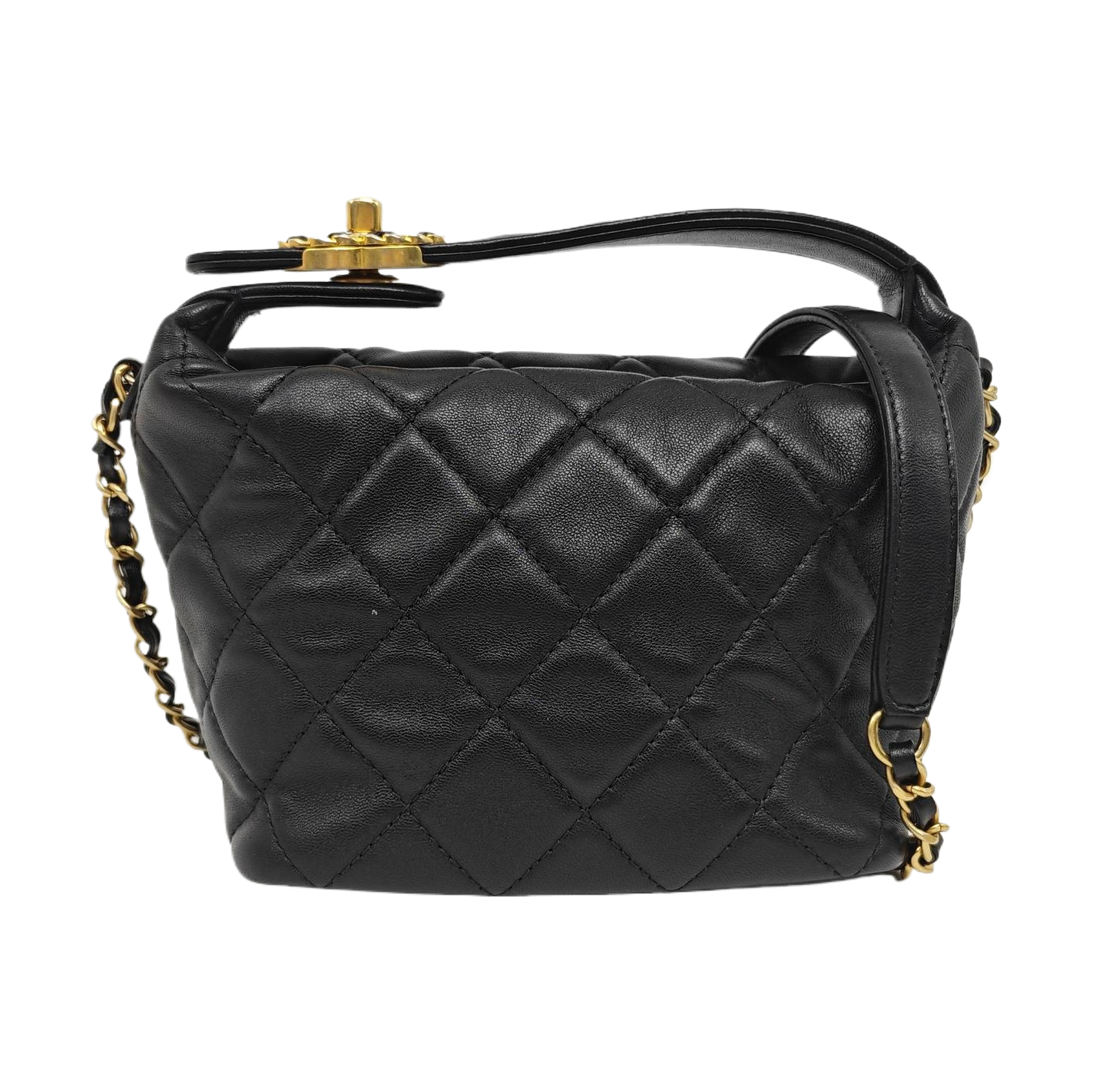 Quilted Lambskin Black