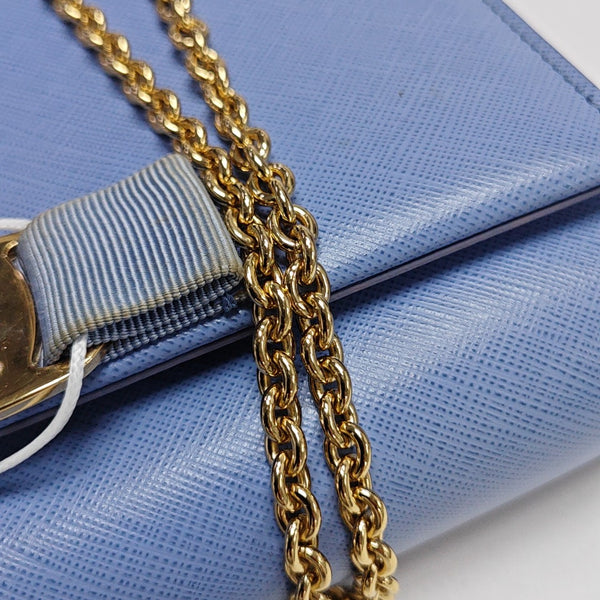 Ginny Calfskin Blue