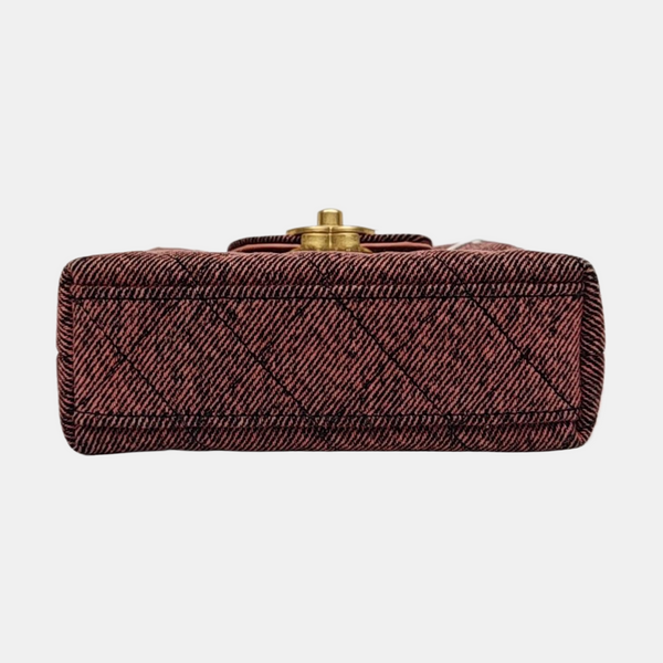 Authenticated pre-owned  Kelly Quilted Denim Pink - Shoulder Bag at Looply