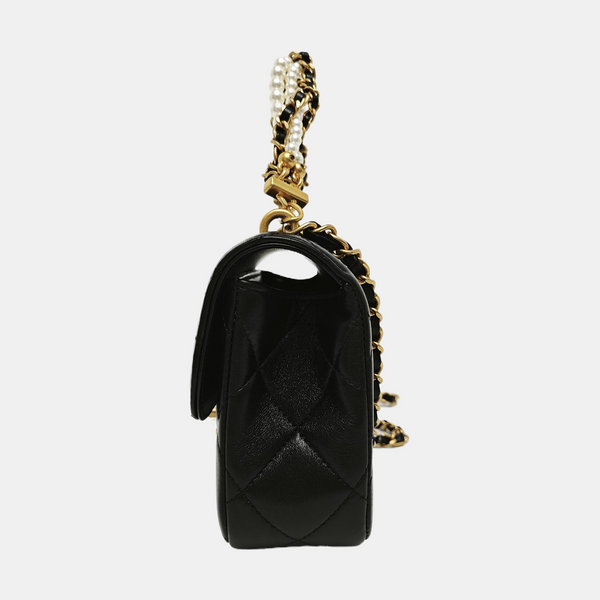 Quilted Lambskin Black