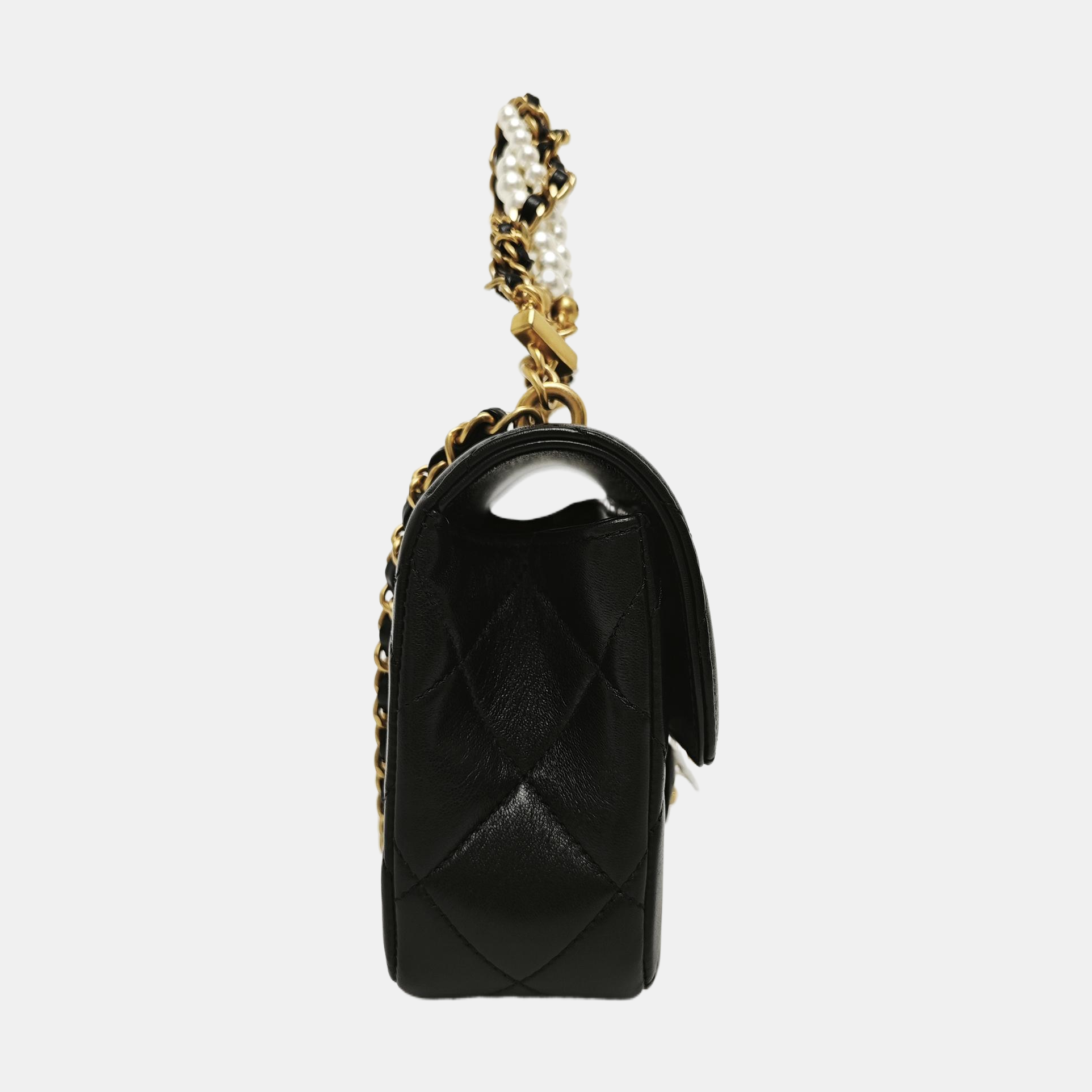 Quilted Lambskin Black