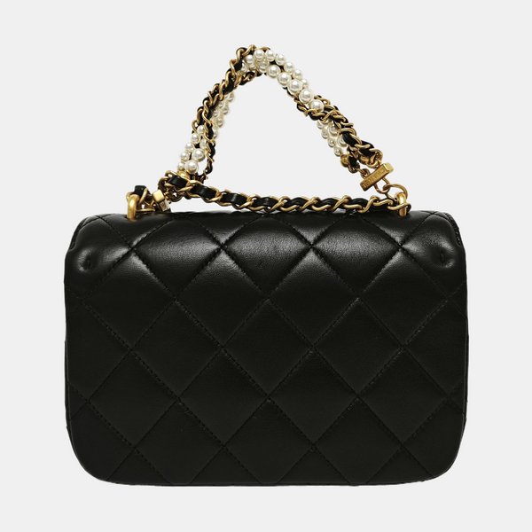 Quilted Lambskin Black
