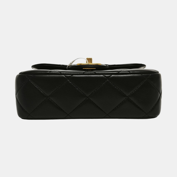 Quilted Lambskin Black