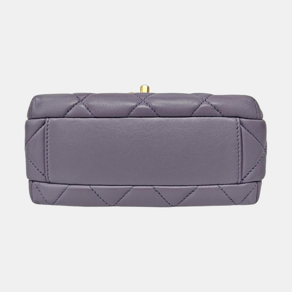 Quilted Lambskin Purple
