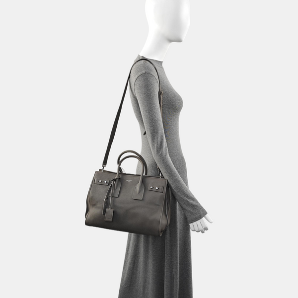 SAC DE JOUR Small Calfskin Gray