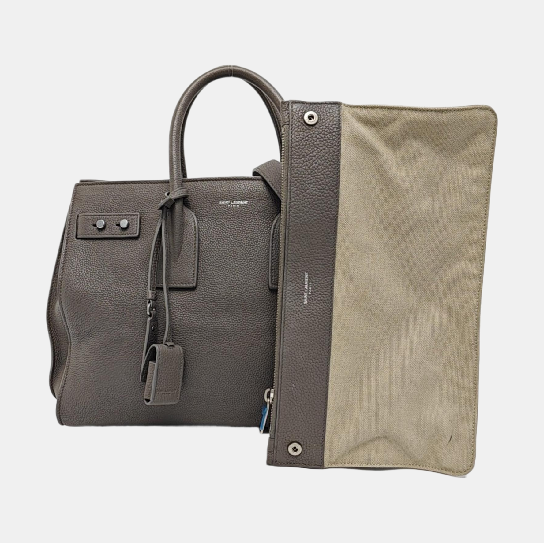SAC DE JOUR Small Calfskin Gray