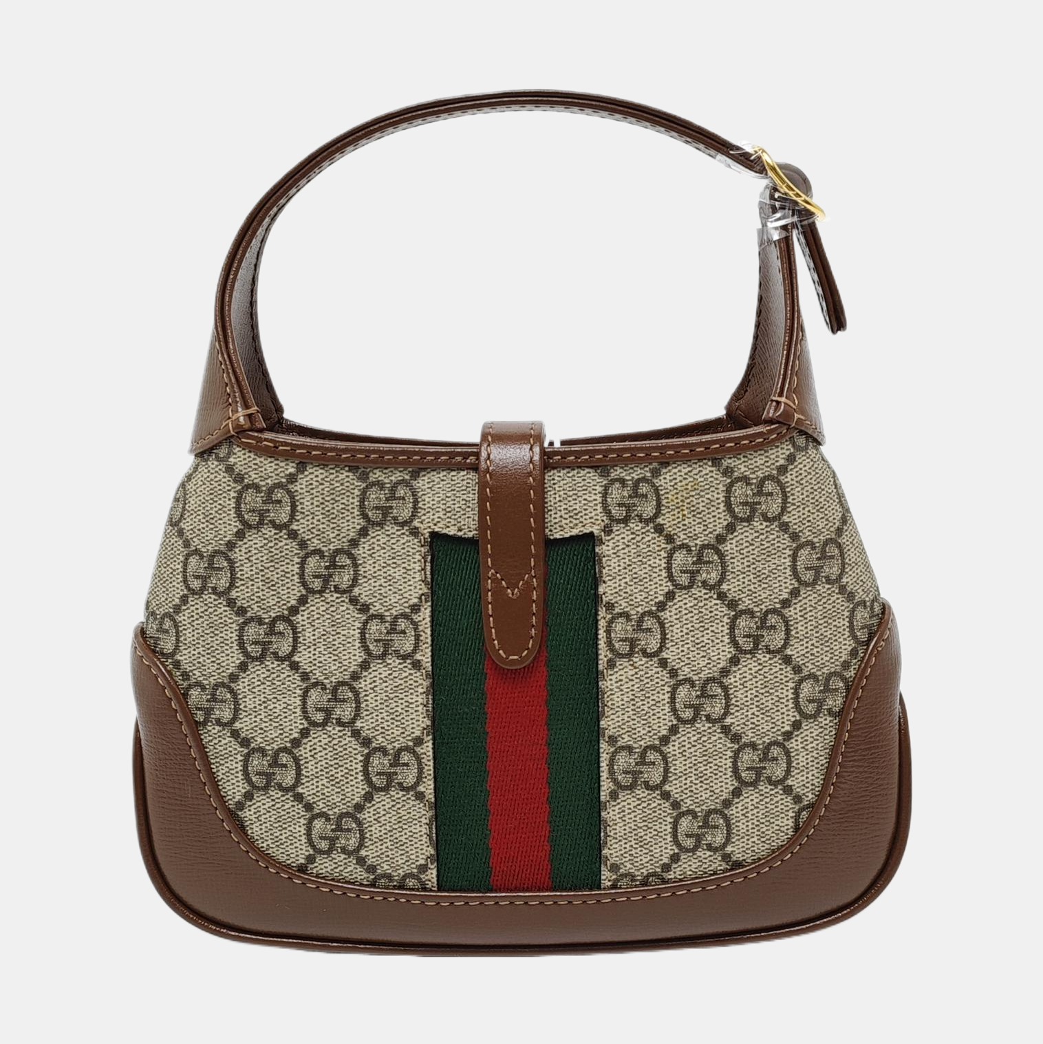 Authenticated pre-owned  Jackie 1961 Mini Monogram Coated Canvas Beige - Shoulder Bag at Looply