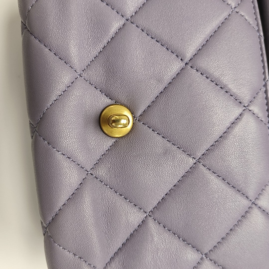 Quilted Lambskin Purple