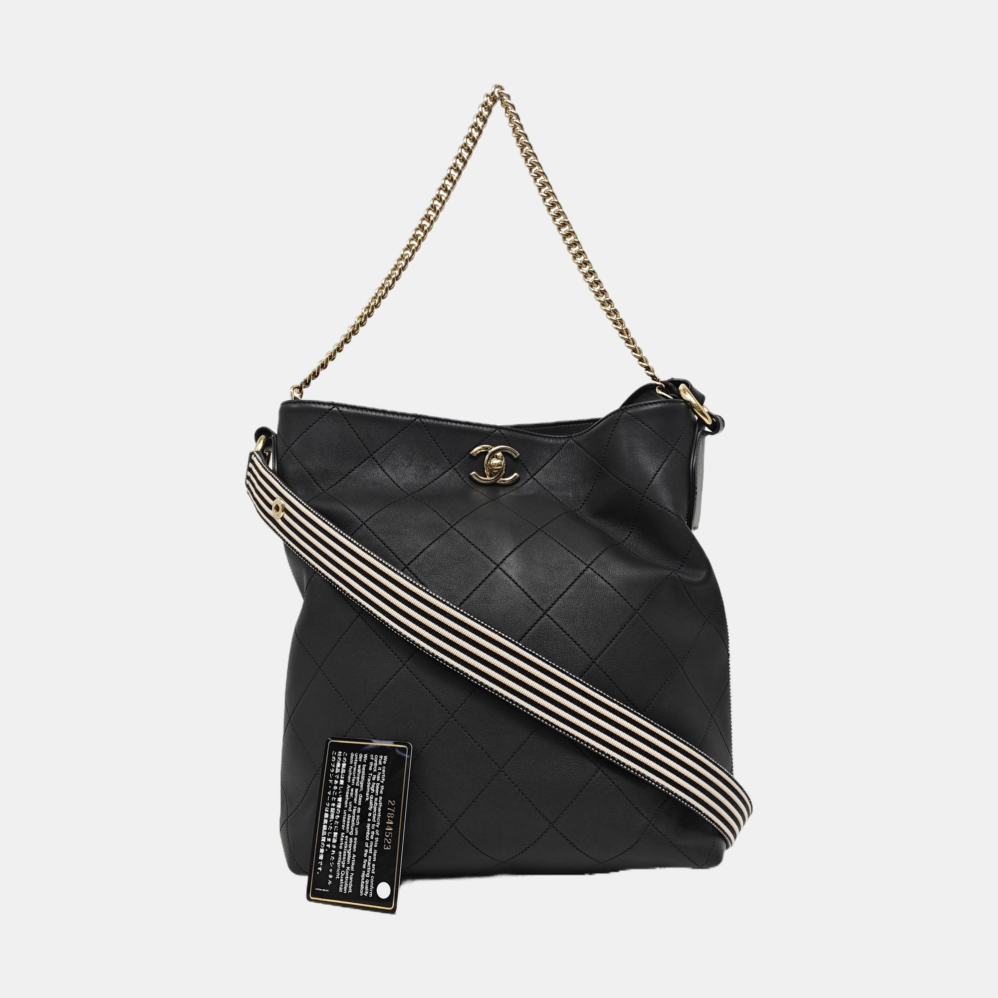 Quilted Calfskin Black
