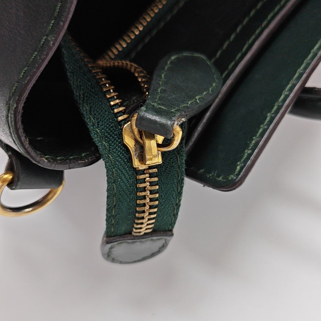 LUGGAGE Nano Calfskin Green
