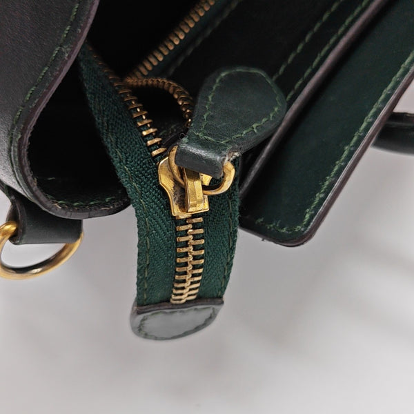 LUGGAGE Nano Calfskin Green