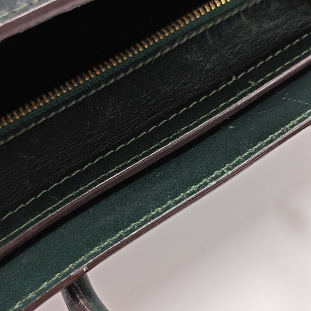 LUGGAGE Nano Calfskin Green