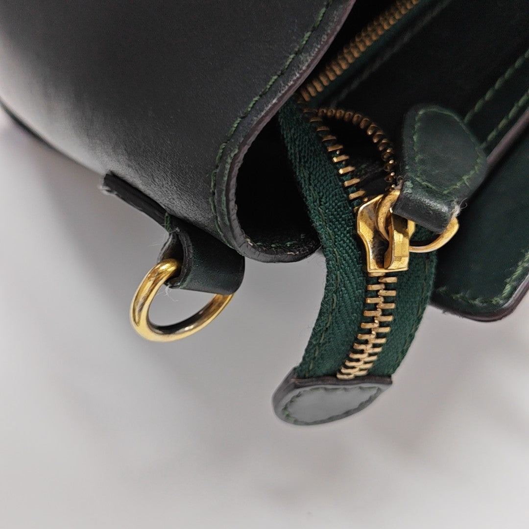 LUGGAGE Nano Calfskin Green