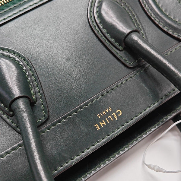 LUGGAGE Nano Calfskin Green