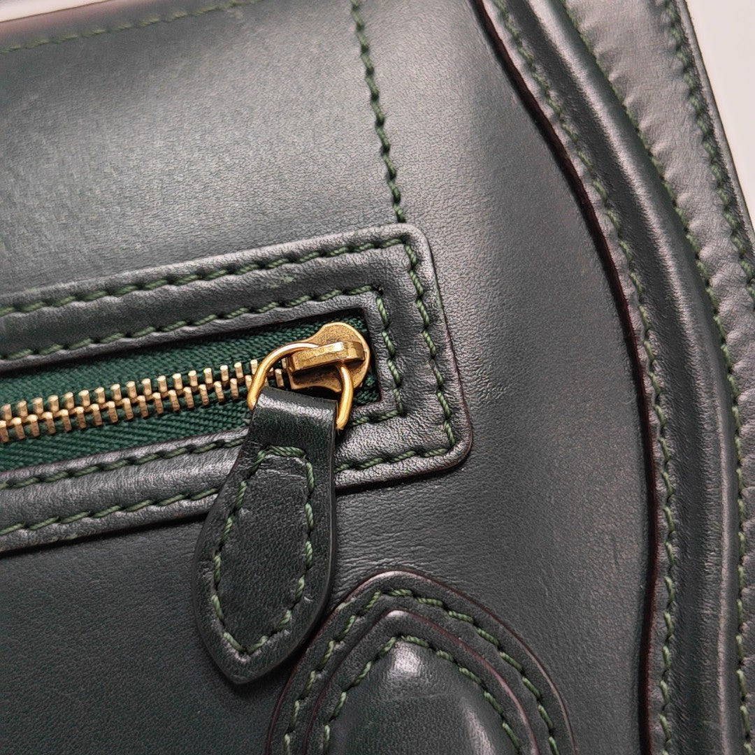 LUGGAGE Nano Calfskin Green
