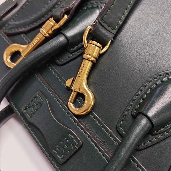 LUGGAGE Nano Calfskin Green