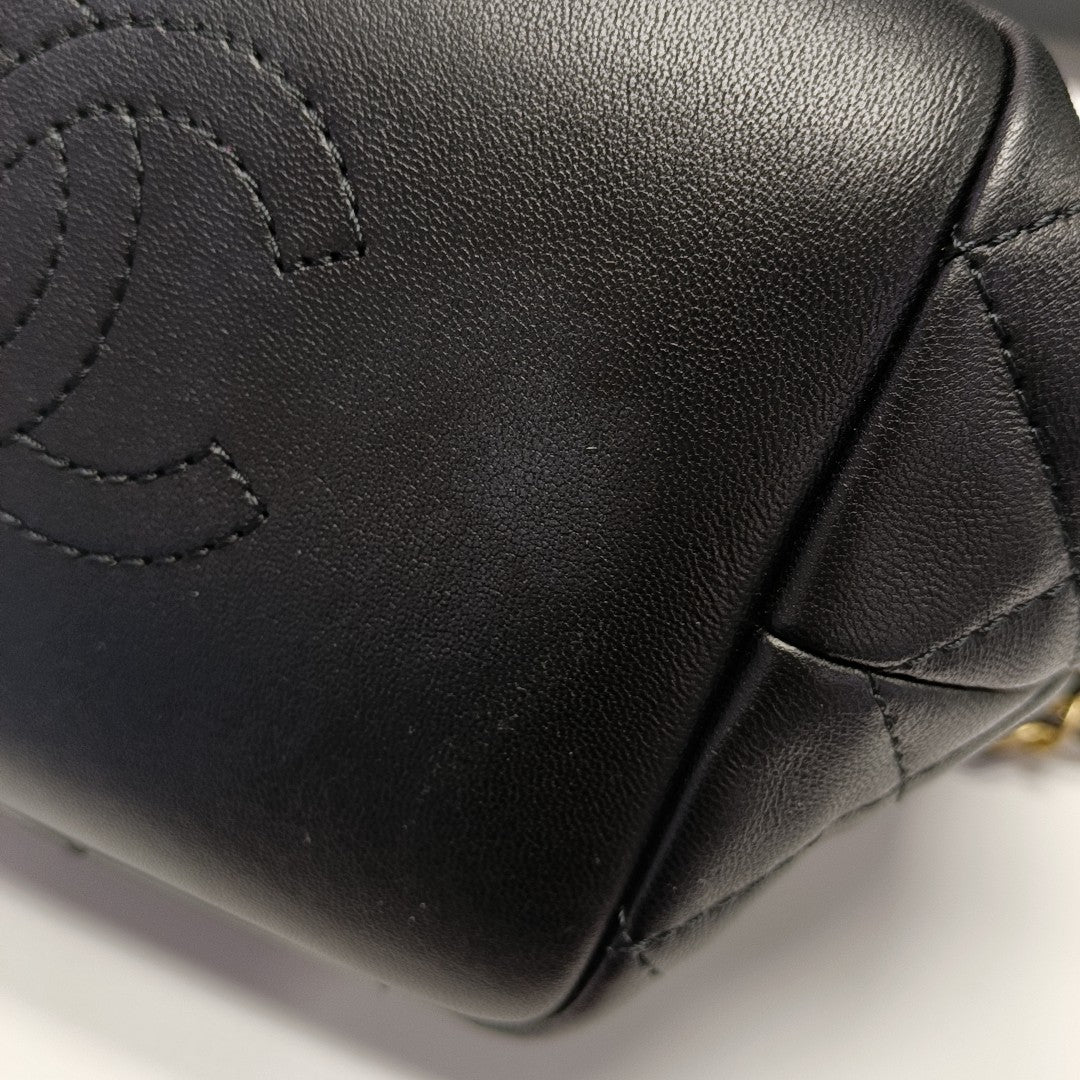 Quilted Lambskin Black