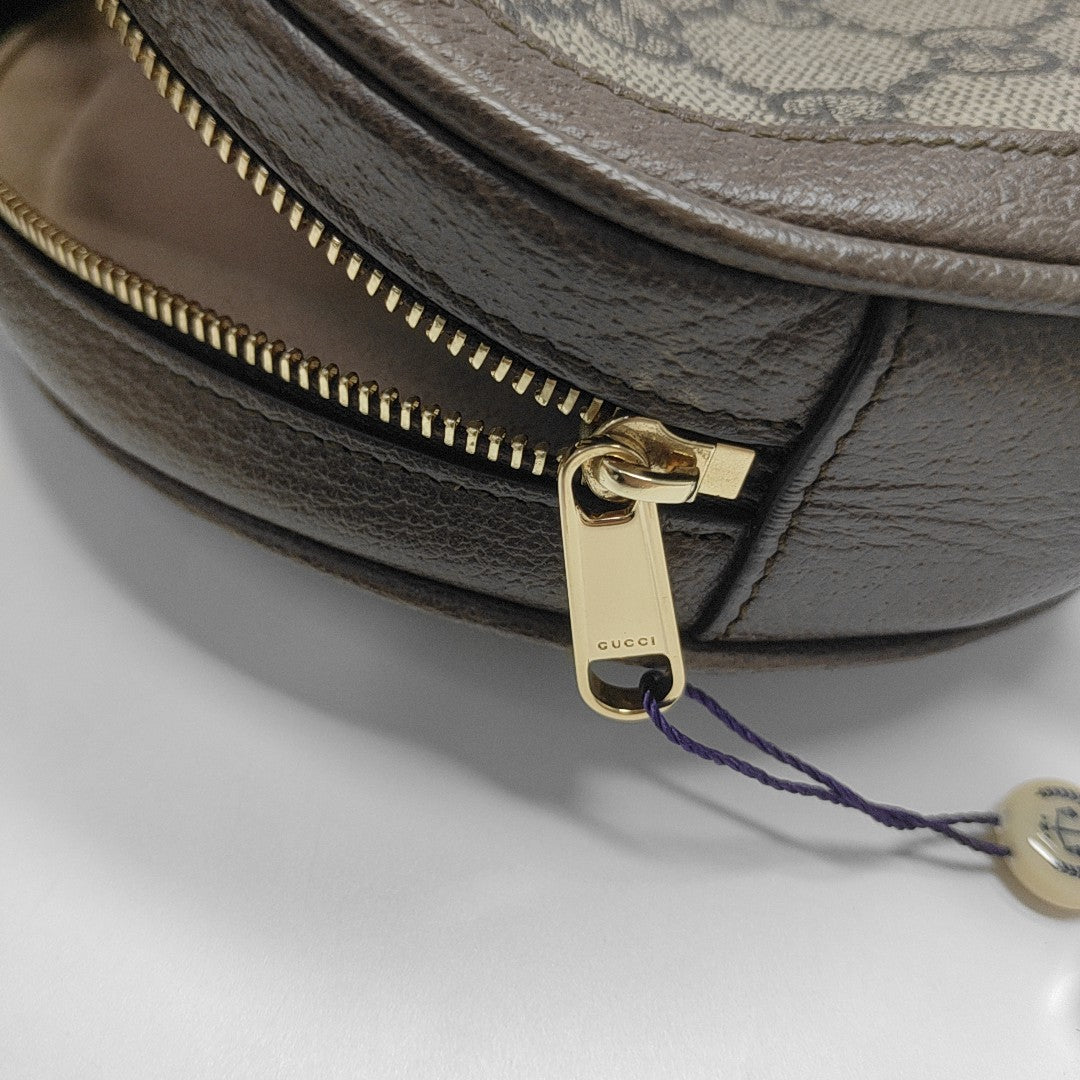 Authenticated pre-owned  Ophidia Small Monogram Coated Canvas Beige - Backpack at Looply