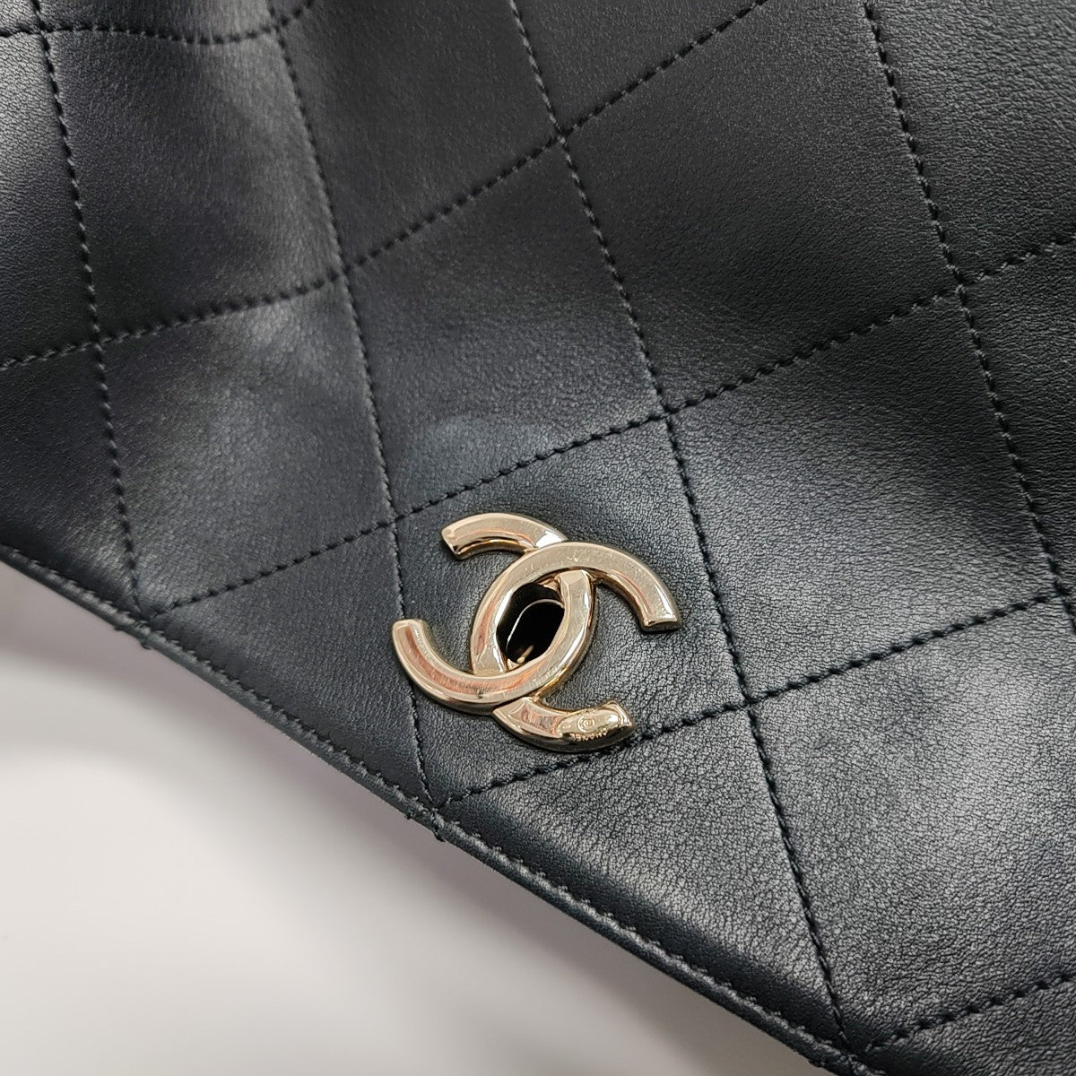 Quilted Calfskin Black