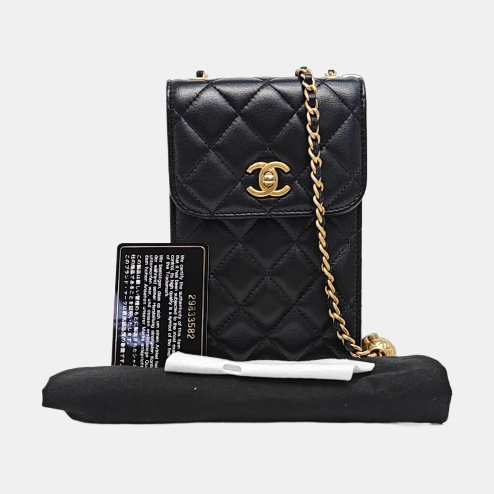 Quilted Lambskin Black
